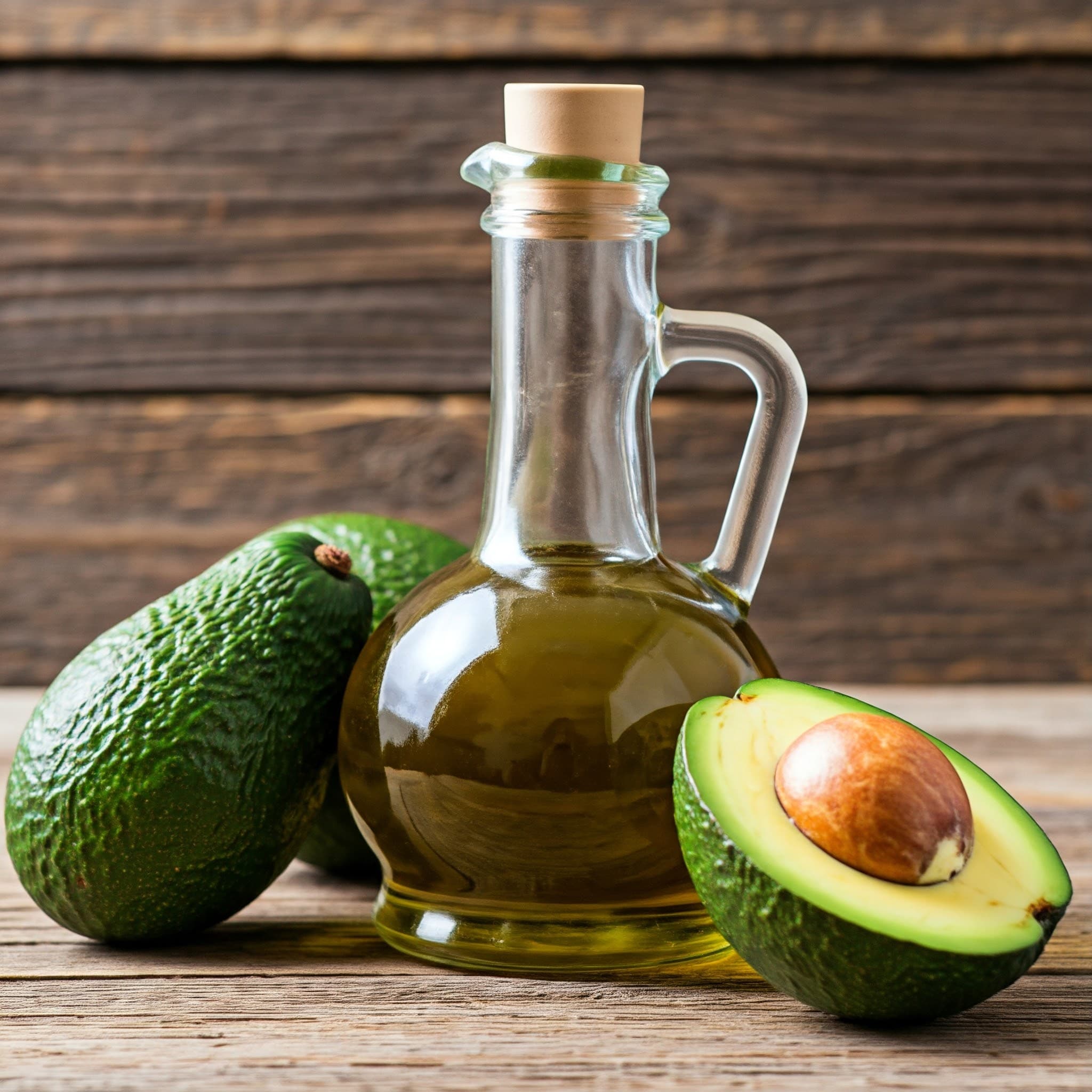 Avocado Freschi e Olio di Avocado (Immagine generata dall'IA)