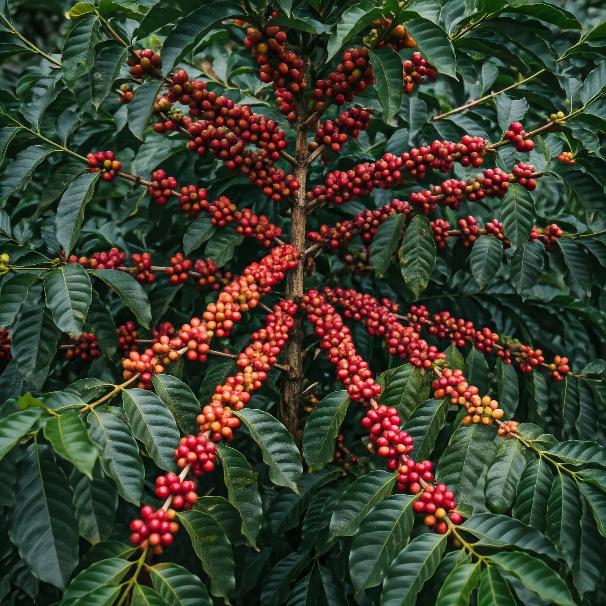 Albero di caffè (Immagine generata da IA)