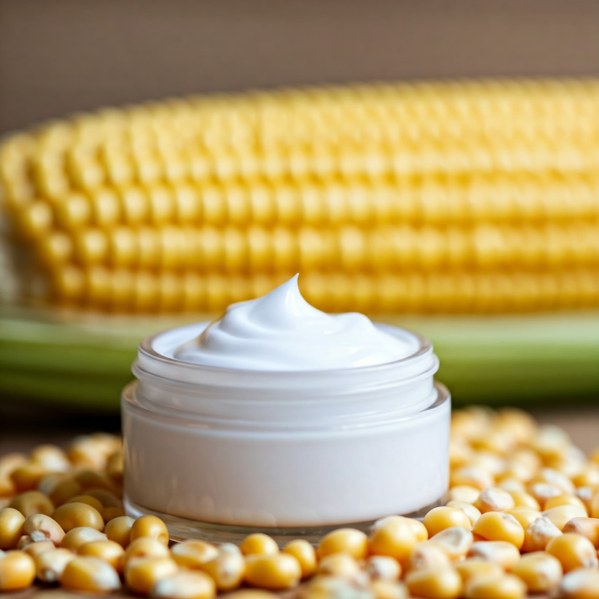 Crema a base di mais come ingrediente (Immagine generata da IA)