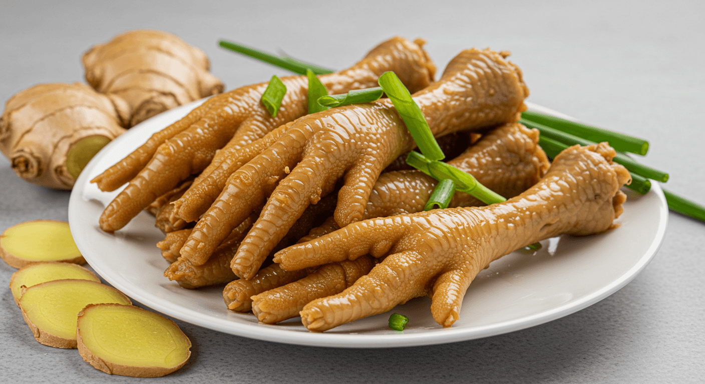 鸡爪中餐（AI生成图像）