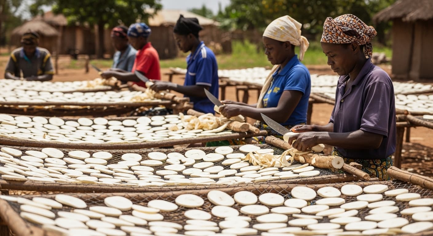 干木薯片出口指南:高淀粉供应与质量认证