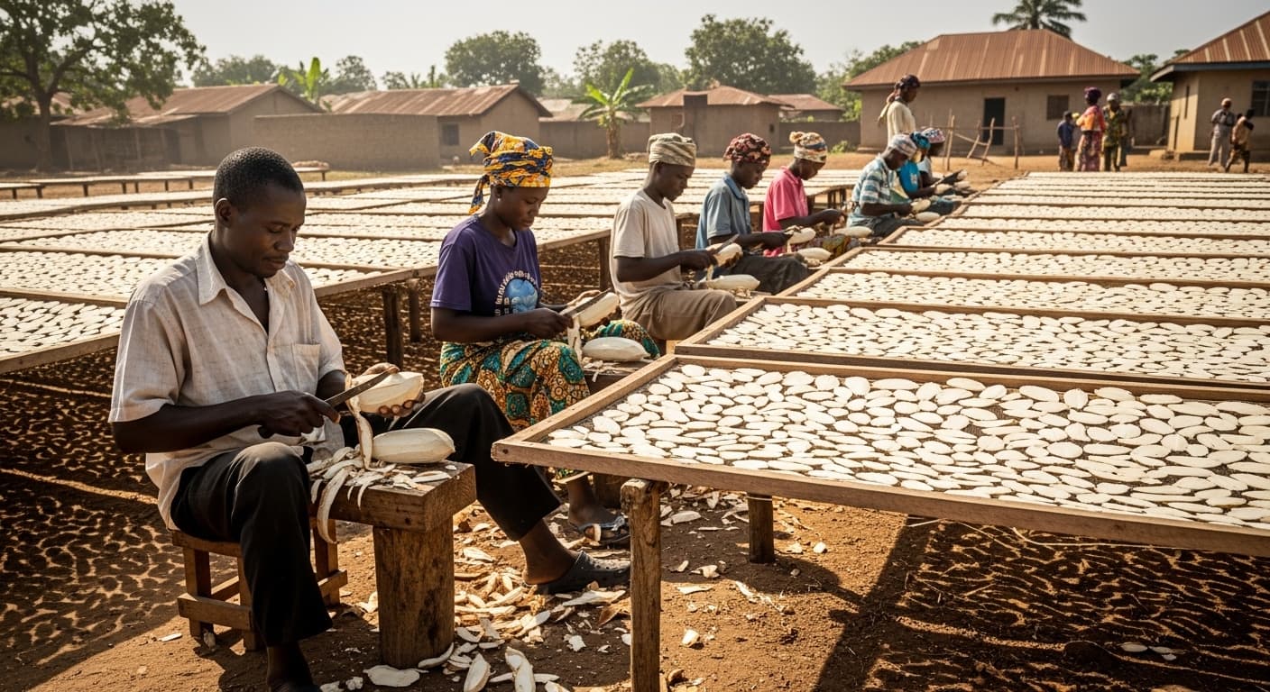 Nigeria産乾燥キャッサバチップの輸出戦略と利点